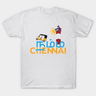 Namma Chennai Selfie Madras Tamil Tamil nadu T-Shirt